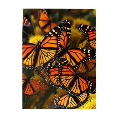 500 Piece Jigsaw Puzzle for Adults Personalized Picture Puzzle Monarch Butterflies Customized Wooden Puzzle for Family, Birthday, Wedding, Game Nights Gifts, 20.4"x15"