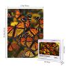 500 Piece Jigsaw Puzzle for Adults Personalized Picture Puzzle Monarch Butterflies Customized Wooden Puzzle for Family, Birthday, Wedding, Game Nights Gifts, 20.4"x15" view 2