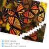 500 Piece Jigsaw Puzzle for Adults Personalized Picture Puzzle Monarch Butterflies Customized Wooden Puzzle for Family, Birthday, Wedding, Game Nights Gifts, 20.4"x15" view 3