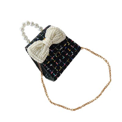 LIFKOME Boy Girl's Bowknot Crossbody Bag Cute Small Shoulder Purse for Boys and Girls Stylish Handheld Princess Bag for for Parties and Everyday Use