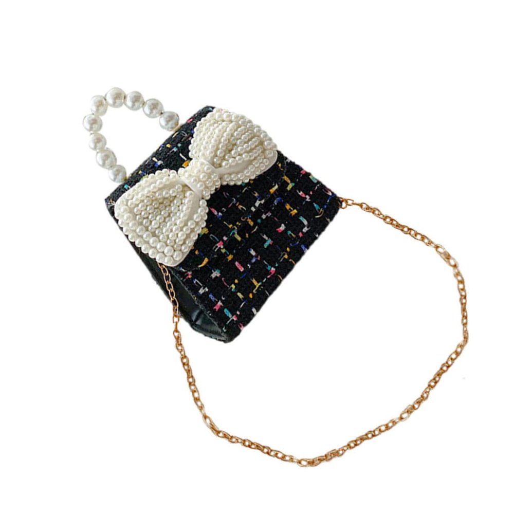 LIFKOME Boy Girl's Bowknot Crossbody Bag Cute Small Shoulder Purse for Boys and Girls Stylish Handheld Princess Bag for for Parties and Everyday Use