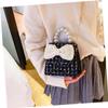 LIFKOME Boy Girl's Bowknot Crossbody Bag Cute Small Shoulder Purse for Boys and Girls Stylish Handheld Princess Bag for for Parties and Everyday Use view 2