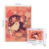 500 Piece Jigsaw Puzzle for Adults Personalized Picture Puzzle Women's Day Greeting Card Customized Wooden Puzzle for Family, Birthday, Wedding, Game Nights Gifts, 20.4"x15" view 2