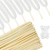 100 Pcs 260 Clear Long Balloons for Modeling, Twisting Balloons for Animals, Birthday, Wedding Parties - Premium Quality Latex view 1