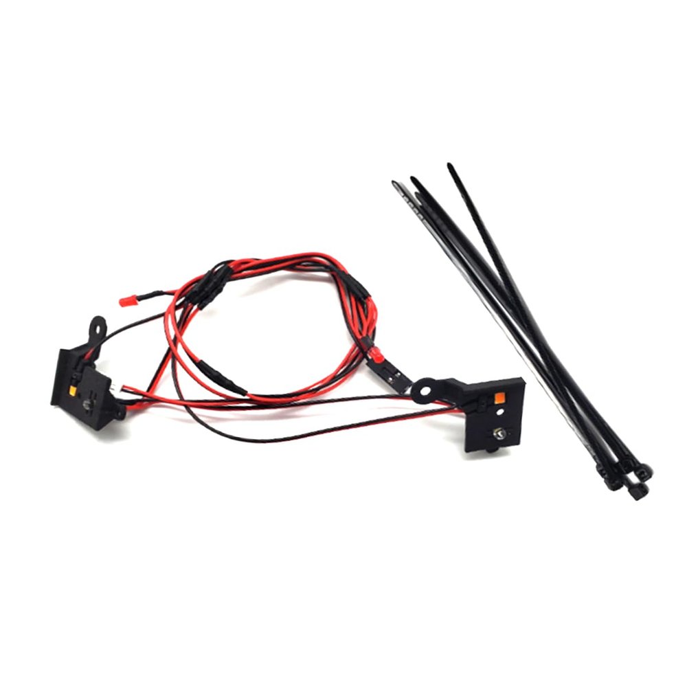 JOYSOG Trx4m 1/18 F150 Light Kit, RC car Roof Light/Front Rear LED Light for Traxxas 1/18 TRX-4M Ford F150 RC Crawler Car Upgrade Parts (RC Front Rear LED Lights)
