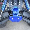 Aluminium Alloy Front + Rear tie bar Mount Bumper 9535 9536 for Traxxas 1/8 Sledge Monster Truck 95076-4 - Blue view 2
