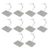 10 Sets Action Figure Stand,Figure Holder Doll Model Display Holder Base Doll Support Stand for 6in Models Action Base Display Stand Transparent Acrylic Anime Figure Display Stand Support Holder Base view 1