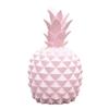 Gumney Resin Pineapple Piggy Bank, Pineapple Coin Bank Decorative Money Bank Resin Money Box Home Ornament Decoration,Pink-L view 1
