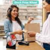 6" Spinning Prize Wheel, 3 Pcs Heavy Duty Spinning Wheel for Prizes with Stand - 9, 10, 12 Slots Color Tabletop Roulette Spinner Wheel of Fortune Spinning Game for Carnival, Tradeshow, Classroom view 2