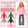 Bencailor 6 Pcs 11.8 Inch Doll Clothes Tops Doll Accessories Sweatshirt Coat Jacket Outfit Birthday Gift(Fresh Color) view 2