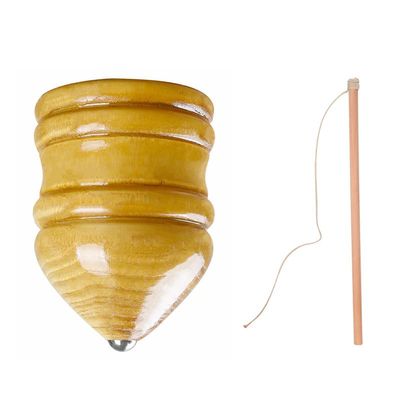 2pcs Wooden Spinning Top, Carved cupball Old Fashioned Tops,Led Light Sturdy Steel Point for Enhanced Stability, Exquisite Craftsmanship,Ideal for Beginners and Intermediates