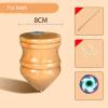 2pcs Wooden Spinning Top, Carved cupball Old Fashioned Tops,Led Light Sturdy Steel Point for Enhanced Stability, Exquisite Craftsmanship,Ideal for Beginners and Intermediates view 3