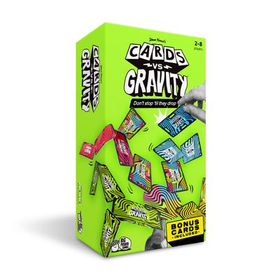 Big Potato Cards vs Gravity Pro: Ultimate Stacking & Balancing Travel Game | Waterproof Card Game for Camping, Vacations & Family Fun | 2-8 Players