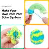 Original Stationery Solar System DIY Pom Pom Craft Kit - 12 Yarn Planets, Yarn Crafting, Ages 8& up - Solar System Model for Kids view 2