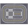 Lekebaby 12 Pack 10x10 Grey Road Base Plates, 4 Curve / 4 T Junction / 3 Straight / 1 Junction, Compatible with Major Brands view 1