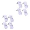 VICASKY 8pcs Childproof Locks for Fridges Cabinets Right Angle Safe Latch for Boy Girl Easy to Install Adhesive Strips Hidden Press Safety Locks view 1
