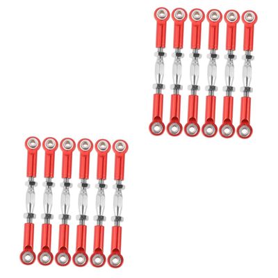 VICASKY 12pcs Rc Car Rod Linkage Turnbuckle Rod Aluminum Turnbuckles Rc Truck Upgrade Parts Precision Machined Easy Assembly