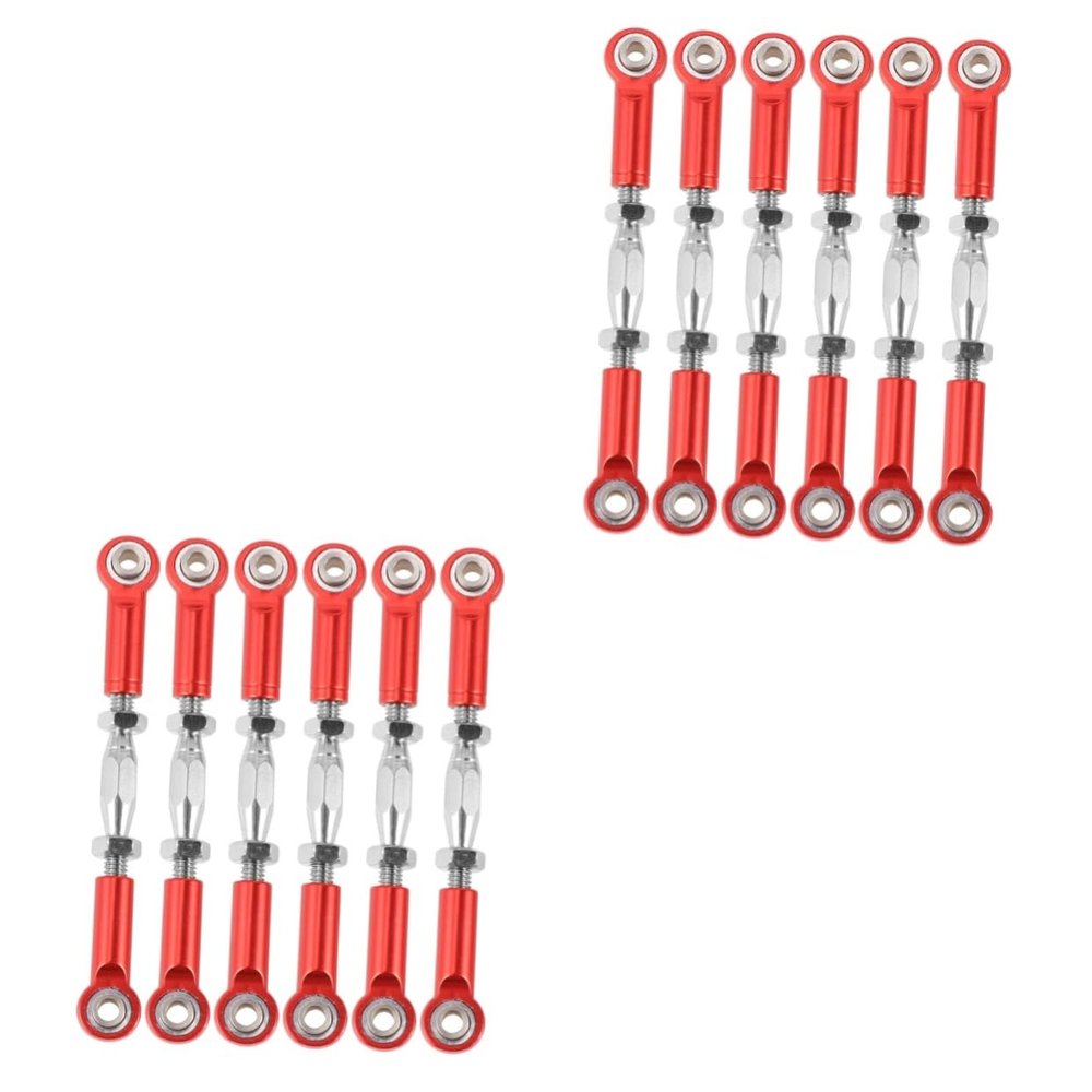 VICASKY 12pcs Rc Car Rod Linkage Turnbuckle Rod Aluminum Turnbuckles Rc Truck Upgrade Parts Precision Machined Easy Assembly
