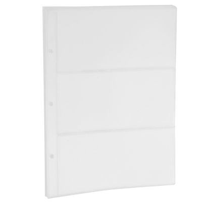 EXCEART 1bag Transparent Currency Holder Pages Banknote Protectors for Safe Display and Storage Pages Lightweight and Practical for Collectors