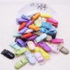 15Pcs Pacifier Clip Holder Plastic Baby Binky Clips for DIY Dummy Teether -Keep Pacifiers and Mittens Secure with Paci Clip Mix 15 Colors view 2