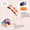 15Pcs Pacifier Clip Holder Plastic Baby Binky Clips for DIY Dummy Teether -Keep Pacifiers and Mittens Secure with Paci Clip Mix 15 Colors view 4