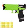 Lififun Fire Rat Series Soft Foam Dart Blaster, Premium Half Dart Blaster for Adults, Teens (Ages 14+) with Magazine & 20 Half-Length Darts, Toy Pistol Blaster 98 ft Range Zhenweiqi Green view 1
