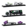 M2 Auto Haulers 3 Sodas Set of 3 Pieces Release 13 1/64 Diecast Models 56000-TW13, Purple view 1