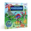 eeBoo: Dino 3D Glow-in-The-Dark - Includes 4 Constructible Dinosaurs & 4 Prehistoric Plants, Building & Construction Set, Play Scene, Ages 5+ view 1