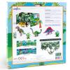 eeBoo: Dino 3D Glow-in-The-Dark - Includes 4 Constructible Dinosaurs & 4 Prehistoric Plants, Building & Construction Set, Play Scene, Ages 5+ view 2