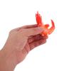 BESTonZON Simulated Shrimp Props Set of 5 Realistic Toy Shrimp for Kids Pretend Play Educational Food Props Photography and Home Decor view 3