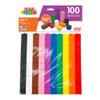 Junior Learning: 100 Mathcubes - Pack of 100 Multi-Colored Cubes, Build & Learn, Hands-On Math Learning & Development, Kids Ages 4+ view 1