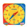Junior Learning Geared Clock - Manual Educational Time Teacher for Kids view 2