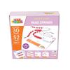 Junior Learning: Mathcubes - Bead Strings - 30 Activity Set, Build & Learn, Beads & Boards Hands On Math, Developmental & Education Set, Kids Ages 4+ view 2