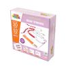 Junior Learning: Mathcubes - Bead Strings - 30 Activity Set, Build & Learn, Beads & Boards Hands On Math, Developmental & Education Set, Kids Ages 4+ view 3