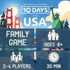 10 Days in The USA | Family Road Trip Board Game for All Ages | Designed by Alan Moon - Designer of Ticket to Ride | 2-4 Players | 30 Min | Ages 8 and Up view 2