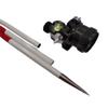 Geodetic Mini Prism 0.94 in (24 mm) w/ 3 Snap-Fit Poles, 0 / -30 mm Offset, Total-Station Compatible, Rugged PVC Carry Tube, Nylon Bag view 2