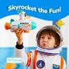 ArtCreativity Space Rocket Ship Toy - Rocket Toy with Bump and Go Driving, Flashing Lights, Music, and Waving Astronaut Figurine - Space Toys for Kids Ages 3 and Up - Gifts for Young Explorers view 2