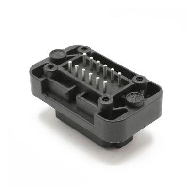 Milkweed Multi-Purpose 12 Pin Waterproof Deutsch DT Connector Plug PCB Straight Pin Header Fit Compatible B-e-id-ou Navigation DT15-12PA DT15-12PB DT15-12PC D (Color : DT15-12PB)