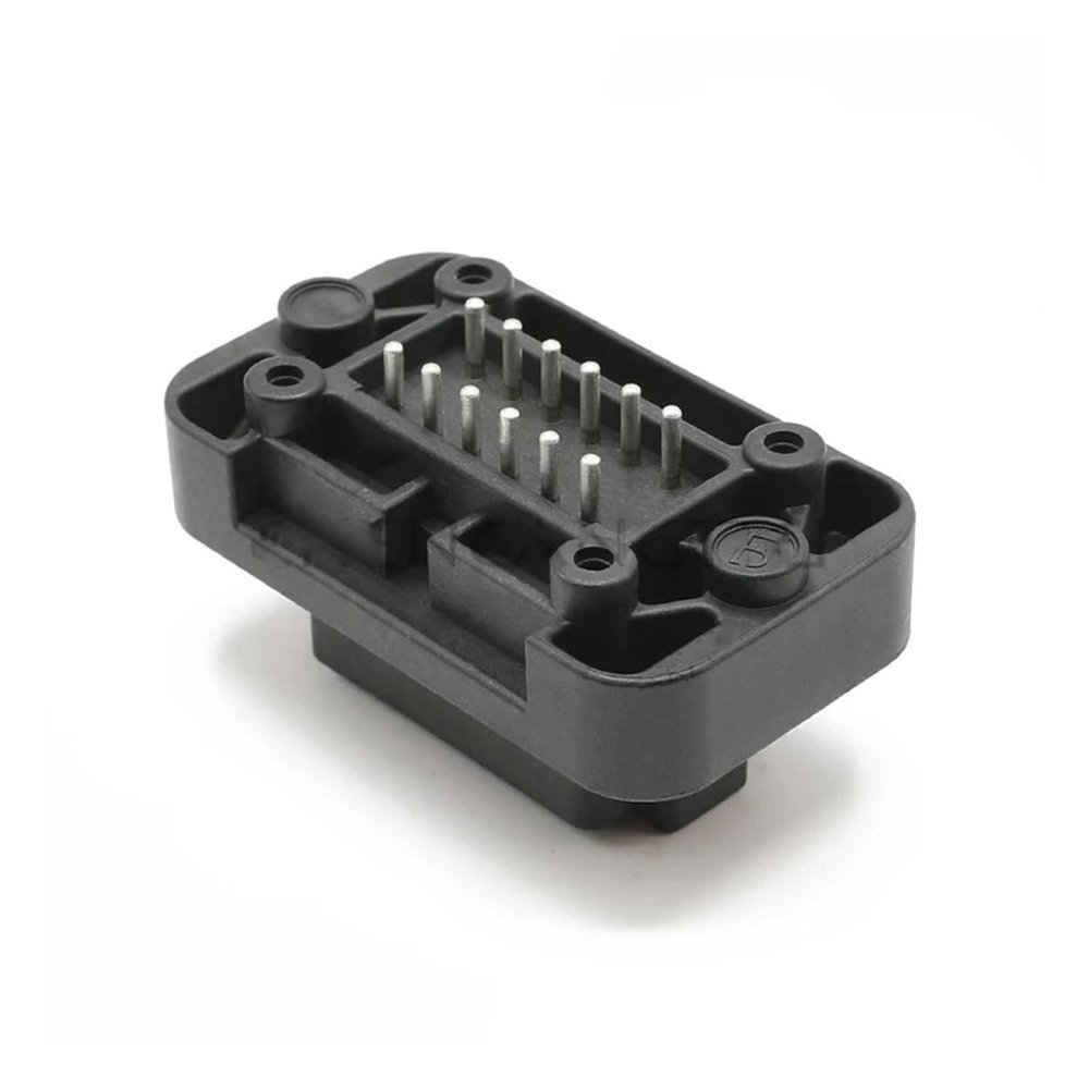 Milkweed Multi-Purpose 12 Pin Waterproof Deutsch DT Connector Plug PCB Straight Pin Header Fit Compatible B-e-id-ou Navigation DT15-12PA DT15-12PB DT15-12PC D (Color : DT15-12PB)