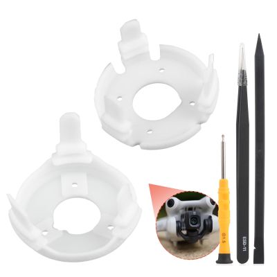 for DJI Mini 4 Pro Gimbal Shock Absorption Rubber Replacement for DJI Mini 4 Pro Damper Rubber Gimbal Camera Shock Absorber Drones Accessories Parts with Tools(Left and Right)