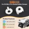 for DJI Mini 4 Pro Gimbal Shock Absorption Rubber Replacement for DJI Mini 4 Pro Damper Rubber Gimbal Camera Shock Absorber Drones Accessories Parts with Tools(Left and Right) view 2