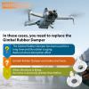 for DJI Mini 4 Pro Gimbal Shock Absorption Rubber Replacement for DJI Mini 4 Pro Damper Rubber Gimbal Camera Shock Absorber Drones Accessories Parts with Tools(Left and Right) view 3