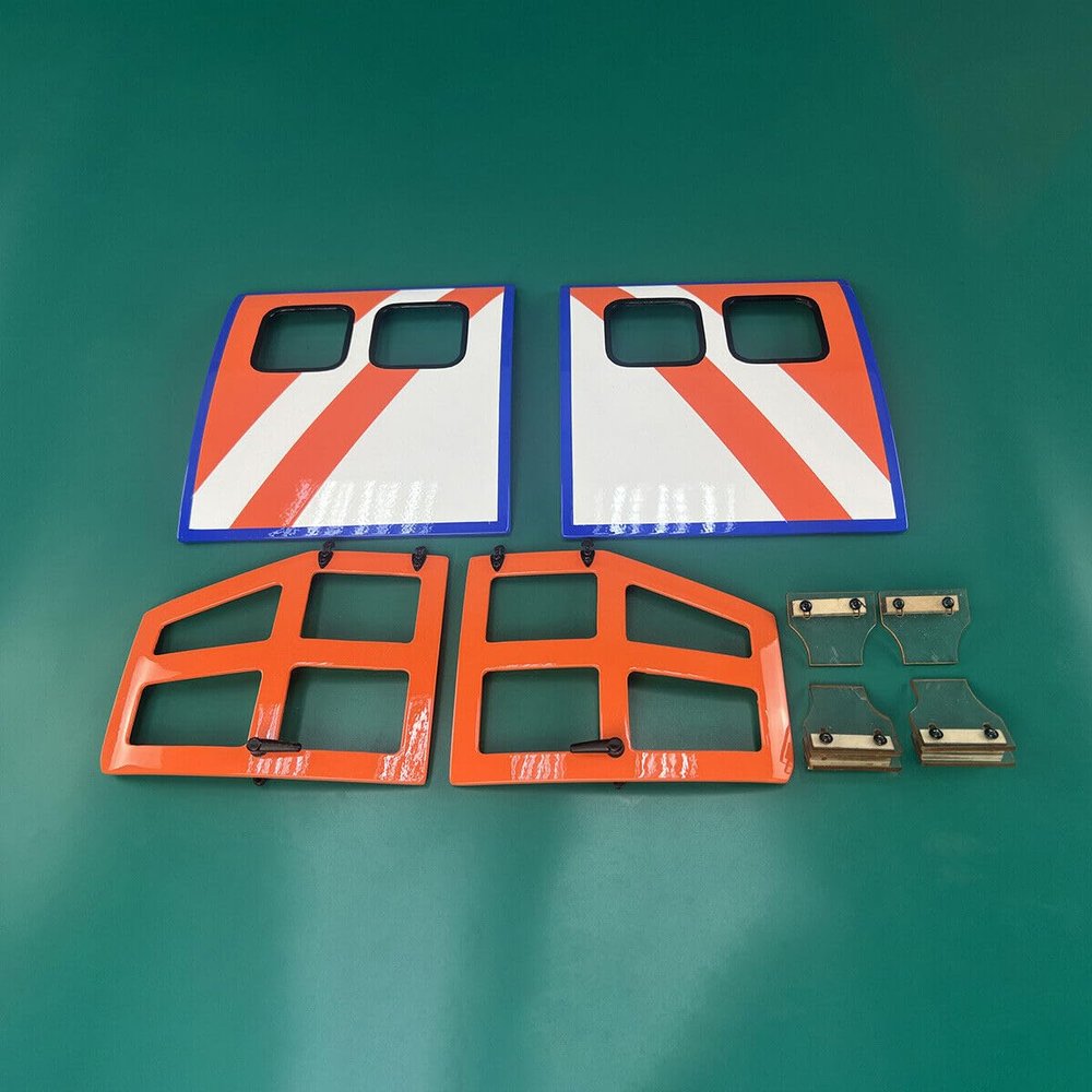 Helicopter Parts for Roban 800 Size Fuselage Mechanical Parts Model - (Door Set)