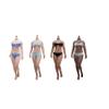 1/6 Scale Female Body,12inch Super Flexible Medium Bust Buxom Version Female Seamless Action Figure Body Collection (S29C Black Skin) view 1