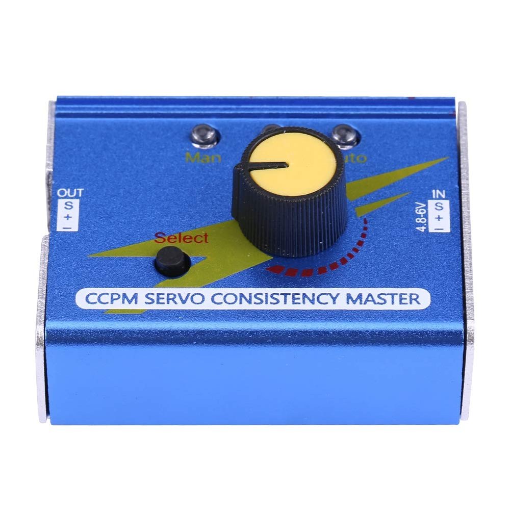 Servo Tester, Digital Consistency Motor Tester Metal Consistency Speed Controler Checker for Rc Car Plane Boat Car Model Accessory 3 Modes Esc Servo Rc