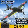 RCSHOBBY RC Airplane 4 Channel Romote Control Airplane Ready to Fly Zero Fighter 2.4Ghz RC Plane for Beginners,Adults with 6-Axis Gyro Stabilizer& One Key Aerobatic view 2