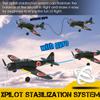 RCSHOBBY RC Airplane 4 Channel Romote Control Airplane Ready to Fly Zero Fighter 2.4Ghz RC Plane for Beginners,Adults with 6-Axis Gyro Stabilizer& One Key Aerobatic view 3