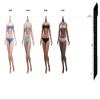 1/6 Scale Female Body,12inch Super Flexible Narrow Shoulders Medium Bust Female Seamless Action Figure Body Collection (S33C Black Skin) view 2