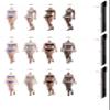 1/6 Scale Female Body,12inch Super Flexible Narrow Shoulders Medium Bust Female Seamless Action Figure Body Collection (S33C Black Skin) view 3