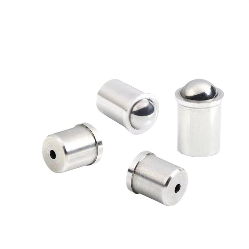 50Pcs 304 Stainless Steel Ball Plunger Push Fit Ball Spring Ball Plungers D3-D12 (Size : D4xL5)
